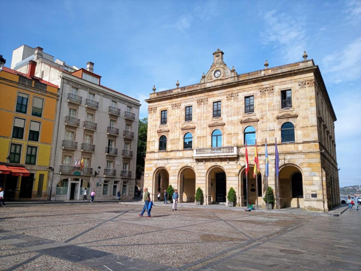 Les Casetes De San Lorenzo Gijón Exterior foto